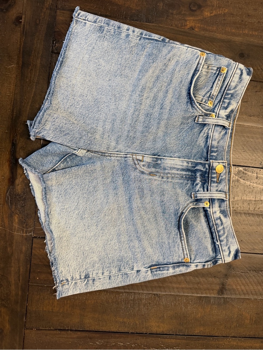 J. Crew Light Wash Denim Cutoff Shorts